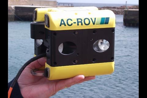 ROVs have gained from micro-engineering, so using an AC-ROV 3000m rated fly-out ‘eye’ on a shuttle could be the answer